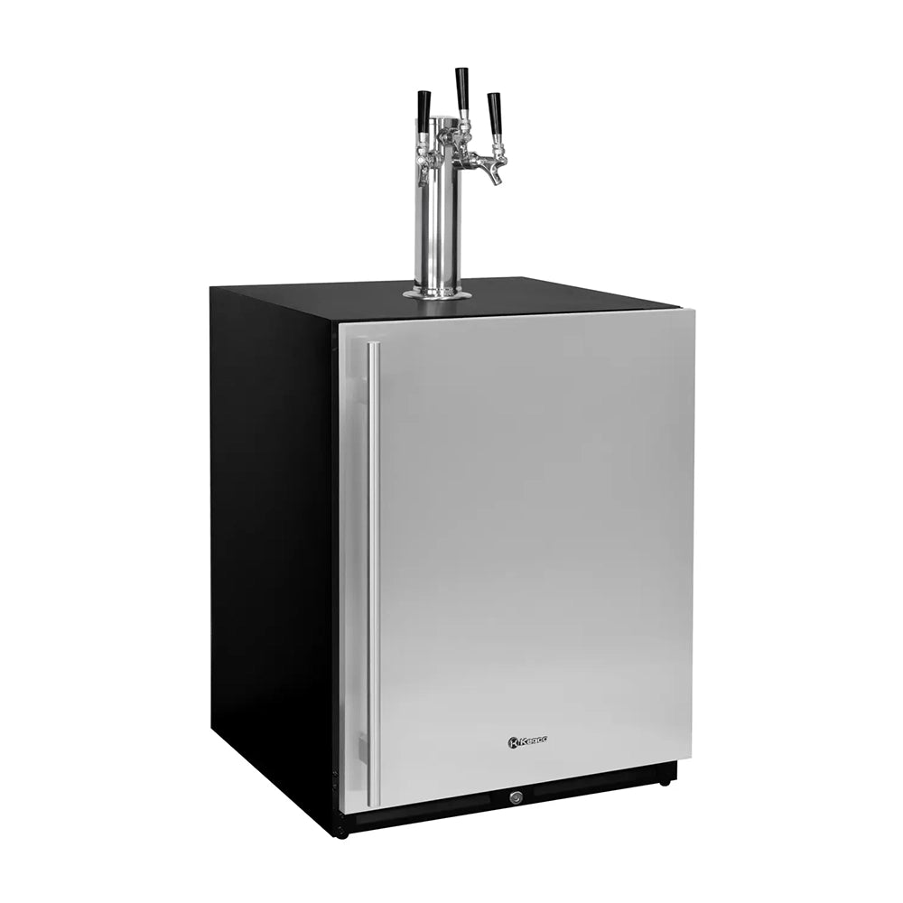 Kegco 24" Single Tap ADA Kegerator - Built-In, Left Hinge