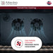 Technical infographic displaying the dual internal fan-forced cooling system inside an Allavino Luxury Wine Storage unit, illustrating rapid cooldown and consistent air circulation.