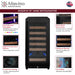 Allavino Reserva 15" wine refrigerator features: LED lights, digital control, Low-E glass.