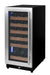Allavino Reserva 15" single-zone wine refrigerator, stainless steel trim, left hinge, 30 bottles.