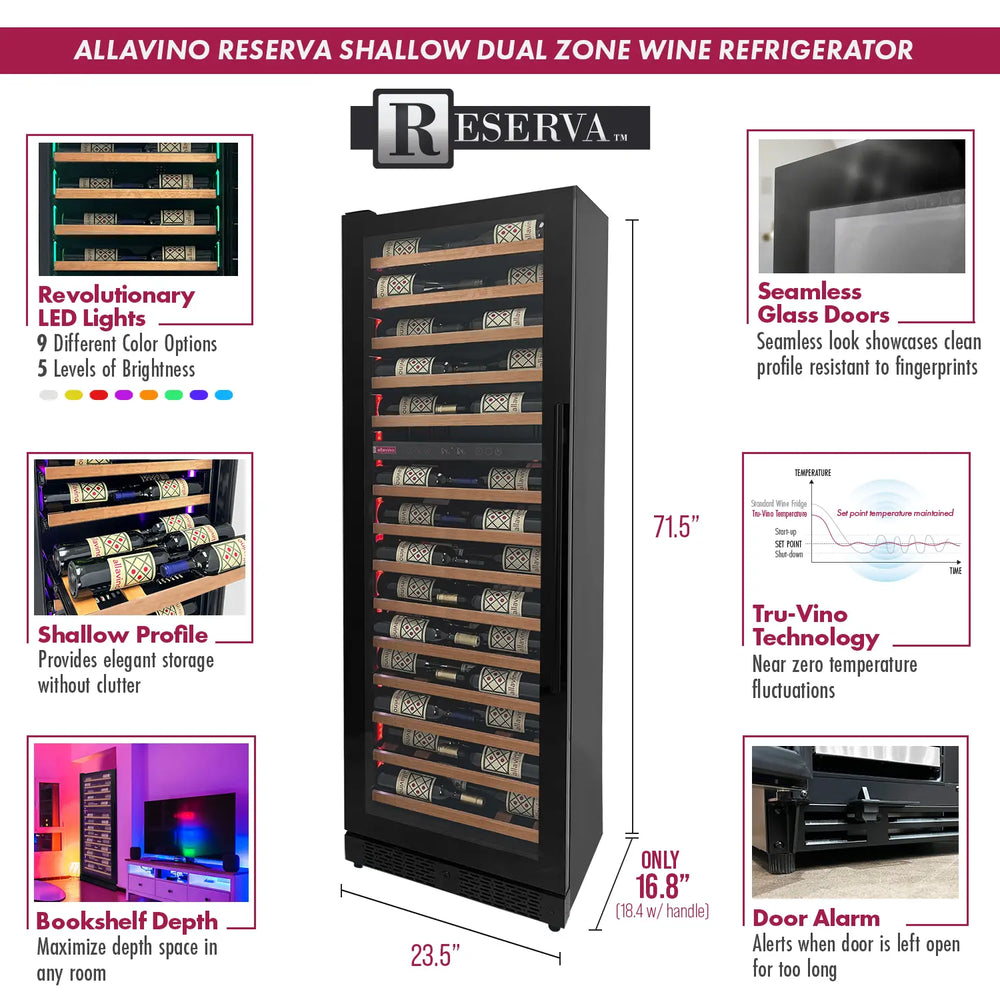 Allavino VSW6771 Wine Refrigerator Features