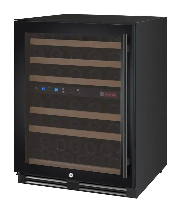 Allavino VSWR56 Dual Zone Left Hinge in Black