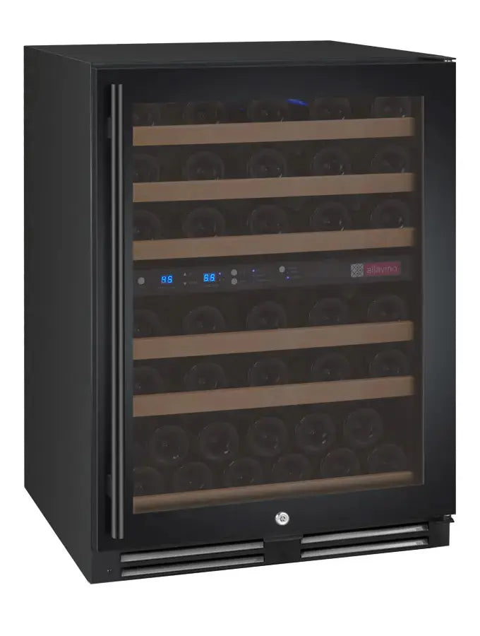 Allavino VSWR56 Dual Zone Right Hinge in Black