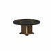 Luxor Round Poker Table by Arts Gameroom Walnut