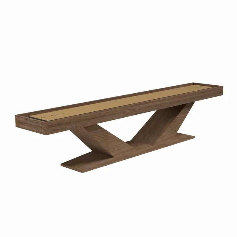 Luxor Shuffleboard Table by Arts Gameroom Walnut