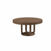 Siamun Round Poker Table by Arts Gameroom Walnut Dining Top