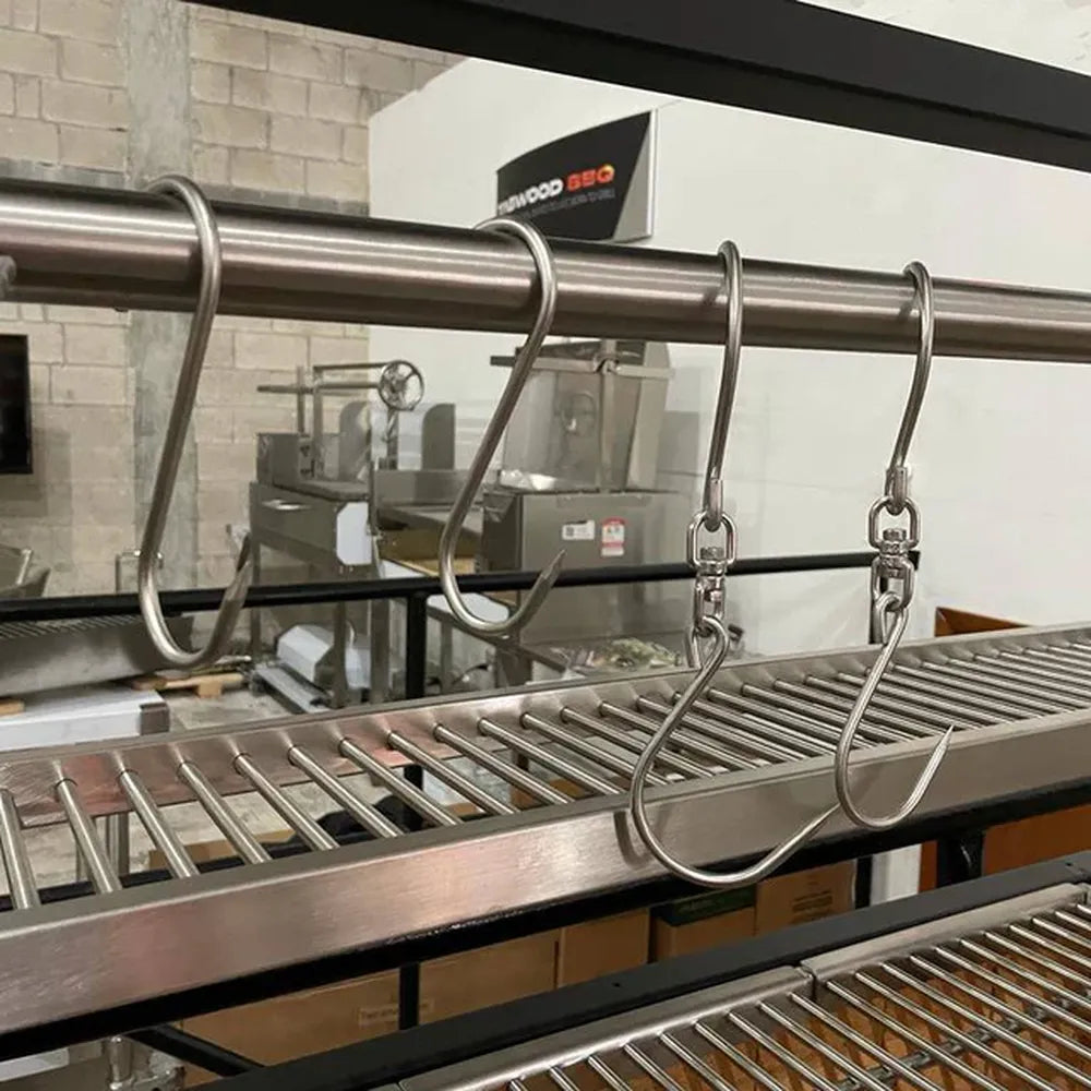 Tagwood BBQ03SI Santa Maria grill stainless steel hanging hooks and secondary grate