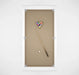 Top view of White Billiards Sofia pool table with custom beige felt
