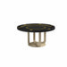 Siamun Round Poker Table by Arts Gameroom White Oak