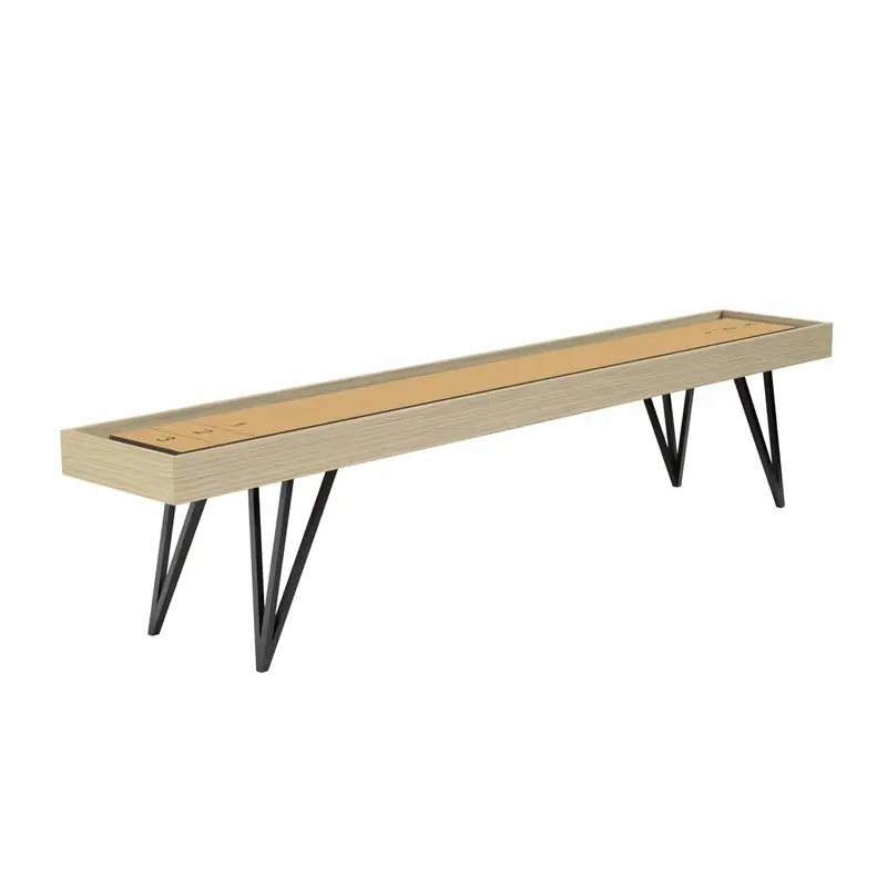 Star Edition Shuffleboard – Modern 9 ft Table by Arts Gameroom White Oak