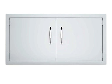 Sunstone A-DD42 42" double access door – flush-mount 304 stainless steel with two doors and polished handles.