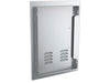 Rear view showing mounting frame and depth of Sunstone A-DV1420 – 14" x 20" vented 304 SS access door for built-in outdoor kitchen installations.