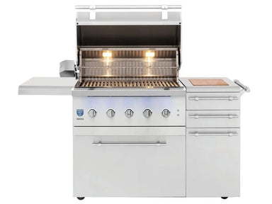 American Made Grills Encore 36" Hybrid Gas, Wood & Charcoal Grill