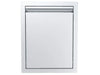 Sunstone ARU-16TRD 16" outdoor kitchen trash drawer in stainless steel, flush-mount pull-out waste bin cabinet with clean handle-free front.