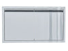 Sunstone ARU-DD36 36" stainless steel double access door with integrated top vent, flush-mount outdoor kitchen cabinet doors.