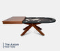 BBO Halo Series Axiom 10-player designer poker table with removable dining top and black padded rail