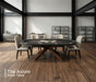 Axiom luxury poker table in contemporary loft with padded rail, cup holders and wood X-base