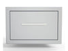 Sunstone BA-TH17 304 stainless steel built-in paper towel holder, closed front view for outdoor kitchen islands.