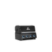 Three-quarter left view of the Broil King Baron 420 Shadow Built-In gas grill.