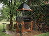 Tagwood BBQ BBQ02SI Gaucho grill with wood logs stored underneath firebox