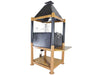 Tagwood BBQ BBQ02SI Argentine charcoal grill with stainless steel crank wheel lift system