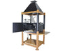 Tagwood BBQ BBQ02SI outdoor Argentine grill with heavy-duty steel construction and chimney