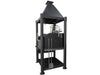 Tagwood BBQ BBQ02SIB Gaucho-style outdoor charcoal grill with side brasero and storage shelf