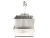 Tagwood BBQ05SS built-in Santa Maria grill 304 stainless steel side firebox front view