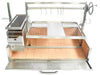 Tagwood BBQ25SS XL built-in Santa Maria grill interior firebox with adjustable grates and stainless drip tray