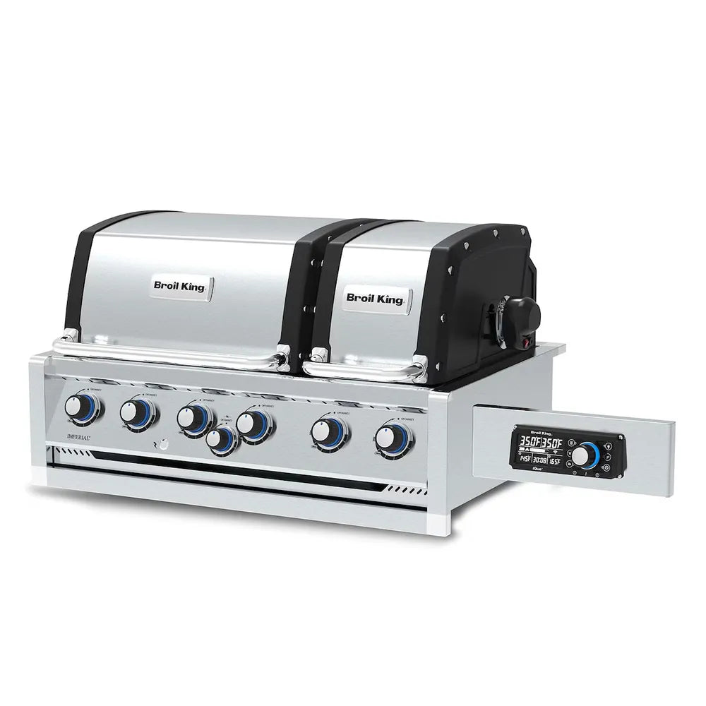 Broil King Imperial QS 670 smart gas grill with touchscreen controller