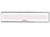 Bromic Platinum Marine 2300W Electric Infrared Heater in white finish, featuring a soft amber glow behind premium Schott glass.
