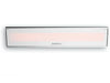 A detailed shot of the polished black finish on the side of the black Bromic Platinum Marine 3400W Electric Infrared Heater.