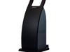 Bromic Tungsten 500 portable gas heater with hidden tank compartment and built-in wheels for easy outdoor movement.