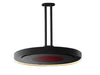 Bromic Eclipse Smart-Heat 2900W black electric infrared patio heater with LED light and 24-inch twin pole.