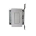 Bromic Affinity Single Pole white manual rocker switch with metal junction box, indoor.