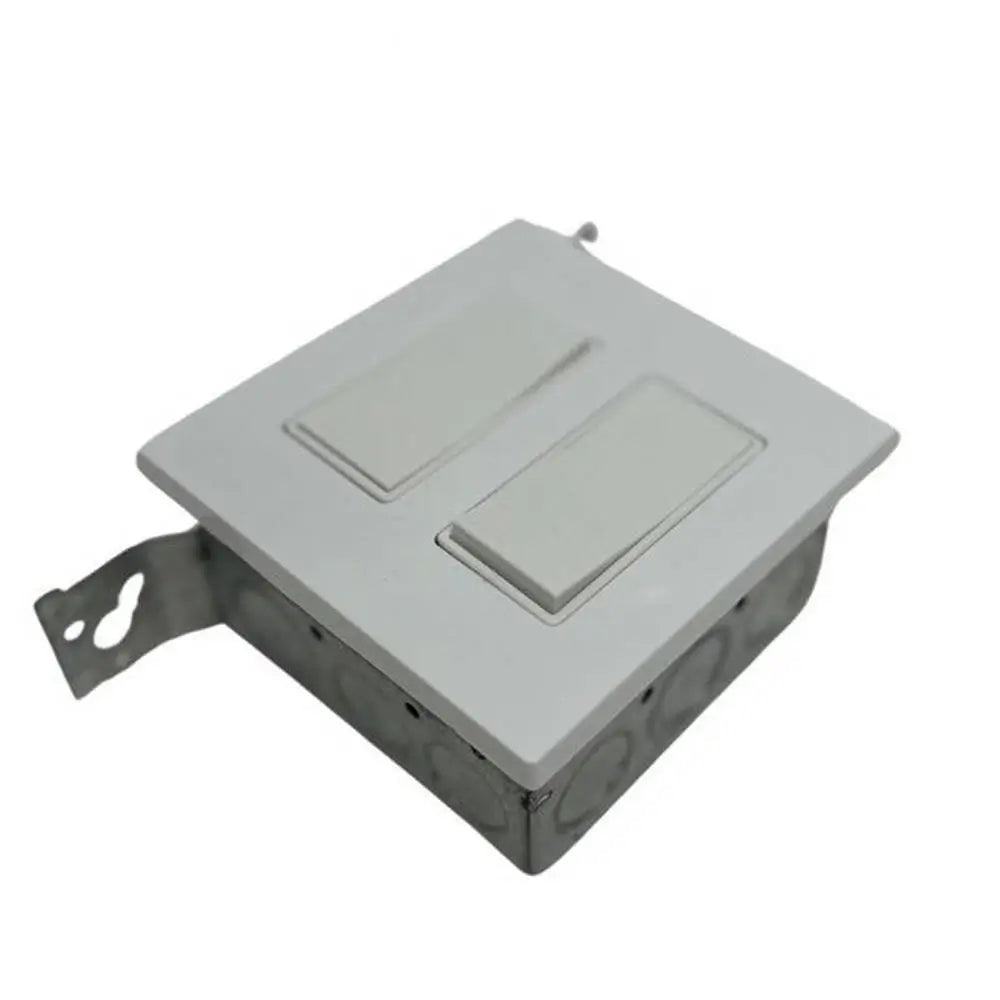 Bromic Affinity Double Pole white manual rocker switch, indoor installation.