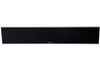 A front view of the Bromic Platinum 4500W Electric Heater, showcasing its sleek black face and silver trim.