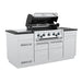 Broil King Imperial S 590i Grill Center with rotisserie, lid open