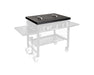 Blackstone 36-inch hard top cover shown fitted on standard 4-burner griddle without hood