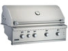 Broilmaster 42 inch built-in gas grill with 72000 BTUs, premium stainless steel construction.