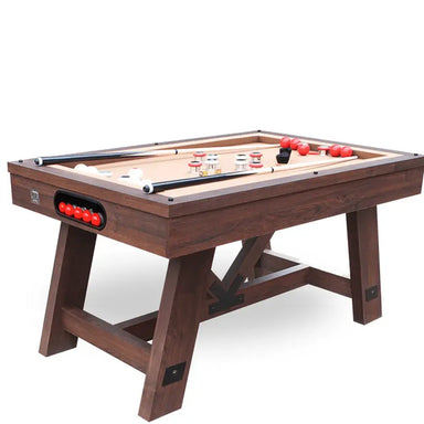 Freetime Fun Baddah Bing 54" Bumper Pool – K66 table in an espresso finish.