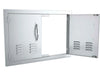 Sunstone C-DD30 partially open – shows the access opening, hinge side, and vented panel on the open door.