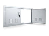 Sunstone C-DD36 with right door open – shows the access opening, hinge side, and vented panel on the open door.
