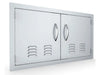 Angled view of Sunstone C-DD36 – shows the flush trim frame depth, handle shape, and vent placement.