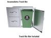 Sunstone C-DDC30 shown accommodating a trash bin behind the access door; trash bin not included.