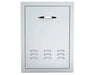 Sunstone C-LPCD20 20-inch tank tray swivel door combo, 304 stainless steel vented access door with chrome handle.