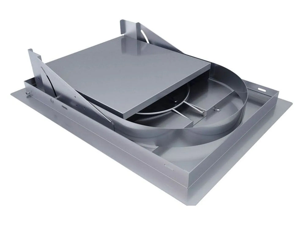 Close-up of Sunstone C-LPCD20 tank tray mechanism, showing swivel door mount and circular tank ring assembly.