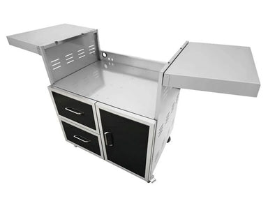 Wildfire WFCART30-BSS 30" Grill Cart – Black 304 SS