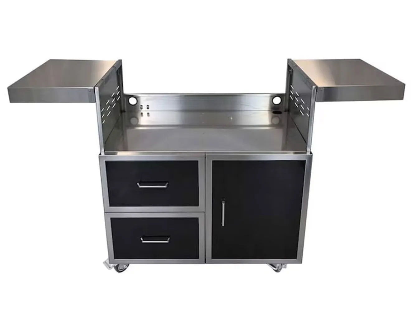 Wildfire WFCART36-BSS 36" Grill Cart – Black 304 Front View