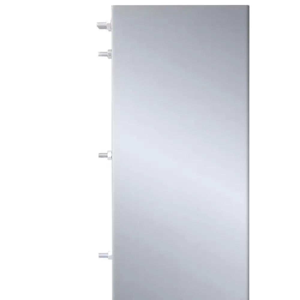 Summerset 8-inch Spacer Bracket, side profile view with bolts for vent hood wall mount.